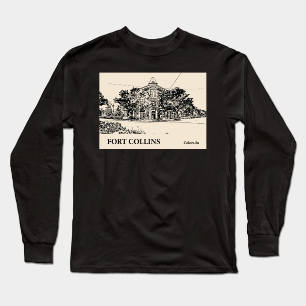 Fort Collins - Colorado Long Sleeve T-Shirt by Lakeric